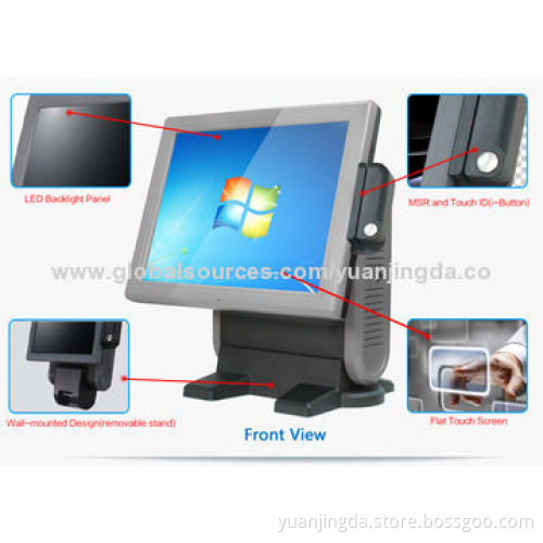 Fashionable Touch Screen POS System with VFD Customer Display